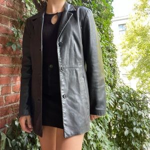 Leather jacket 😎 y2k